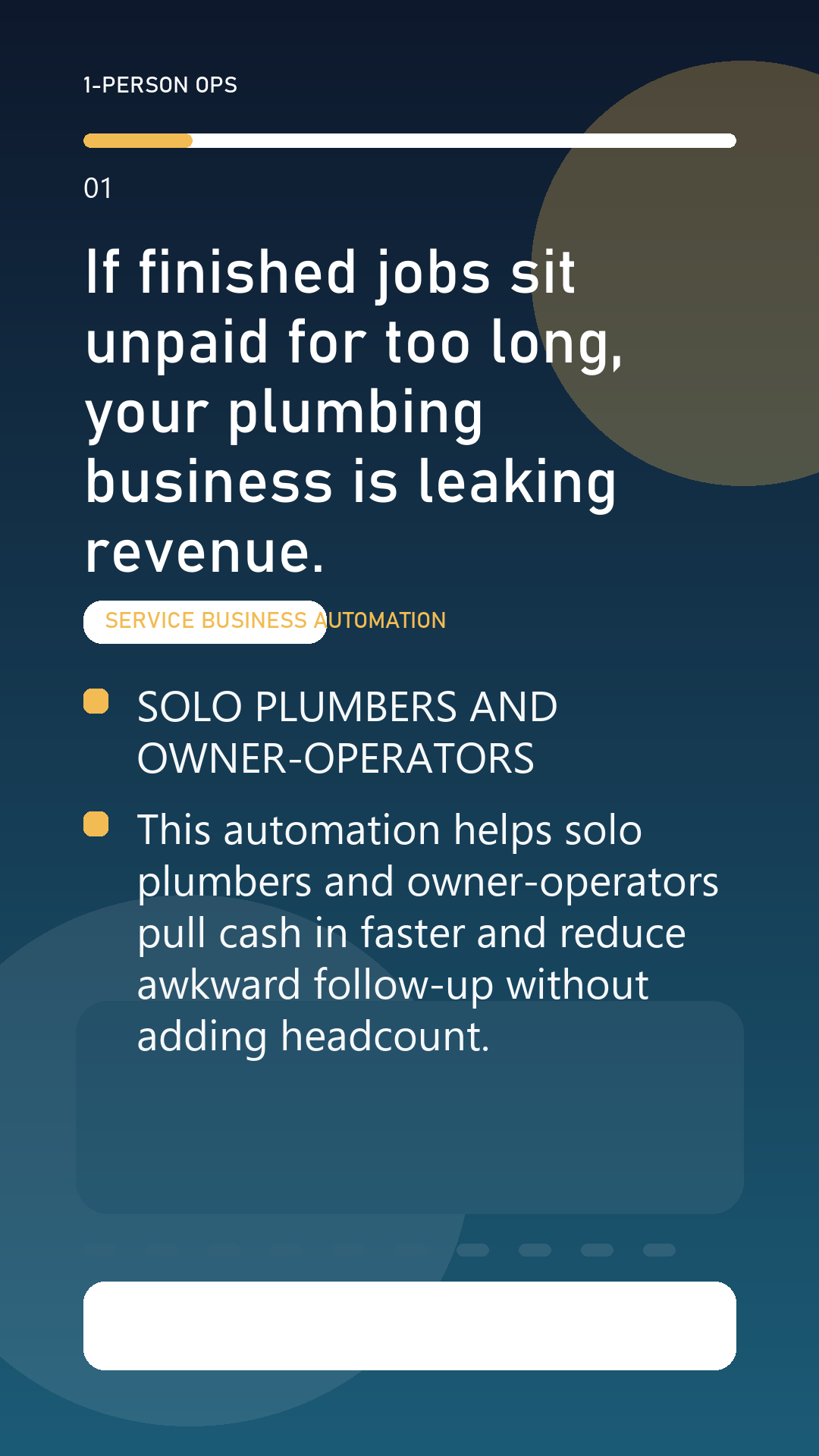 Invoice Follow-Up and Payment Reminder for plumbing business
